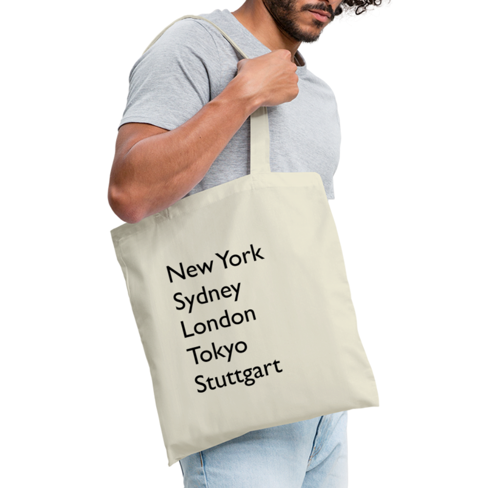 Tote Bag Stuttgart "Metropolen" - Natur