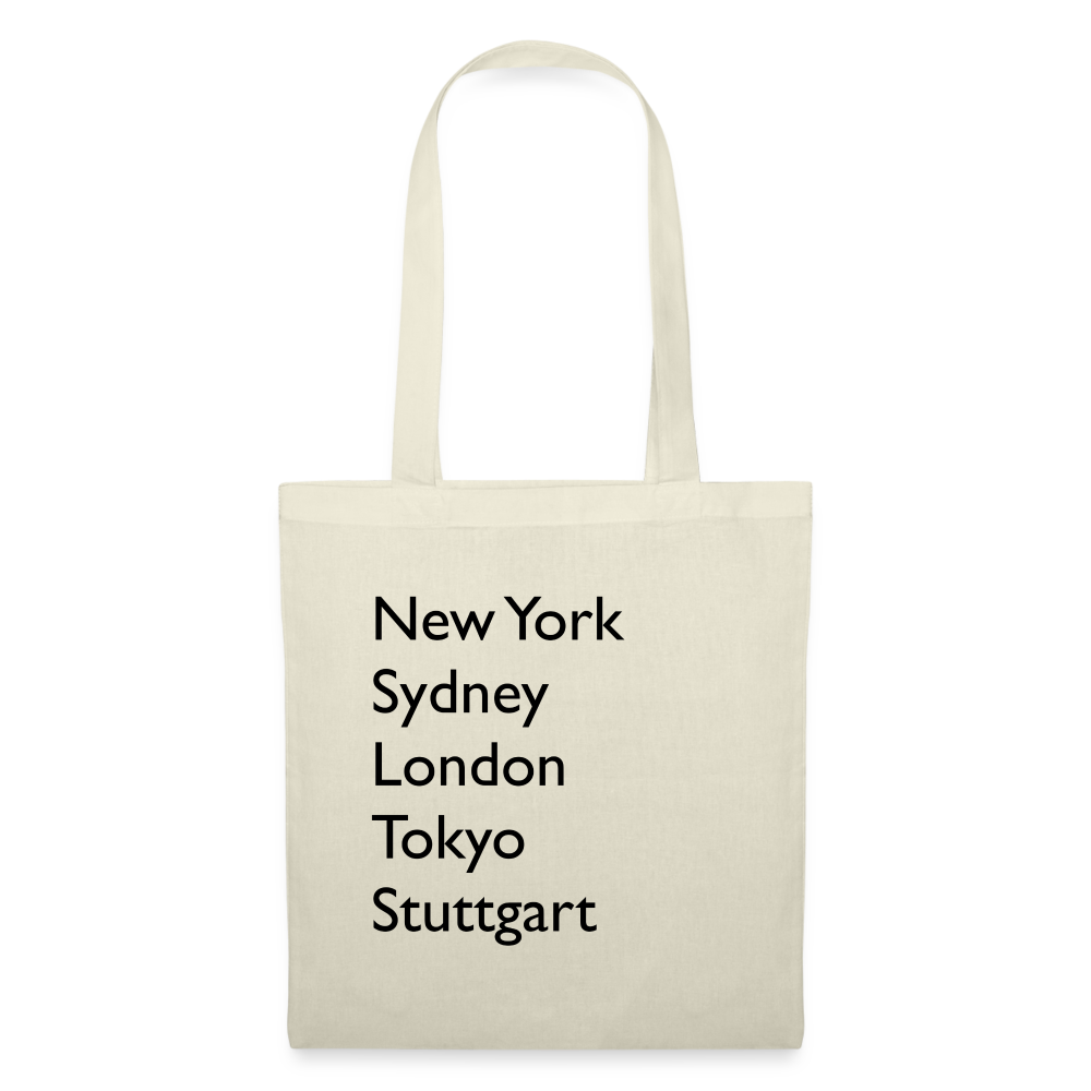 Tote Bag Stuttgart "Metropolen" - Natur