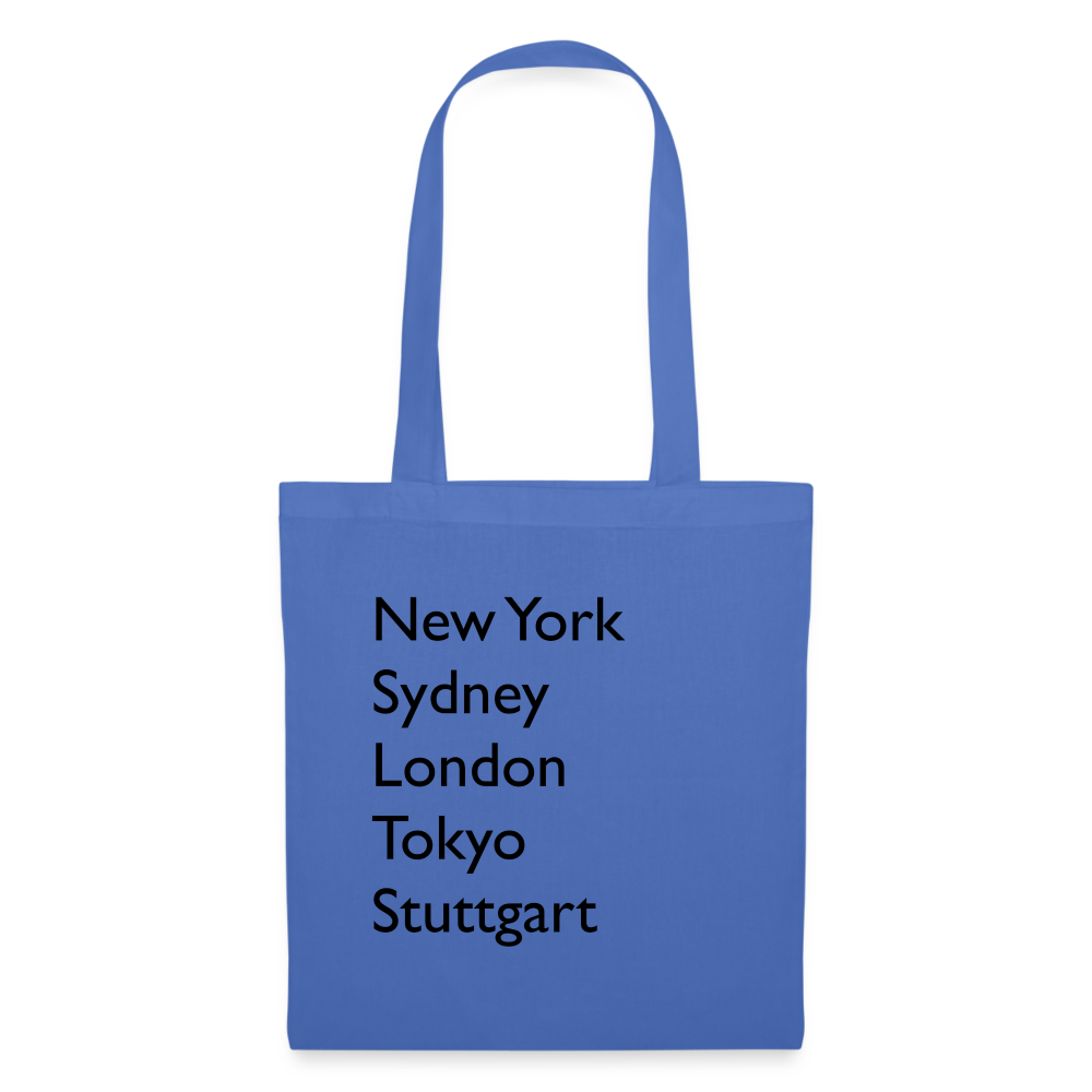 Tote Bag Stuttgart "Metropolen" - Hellblau