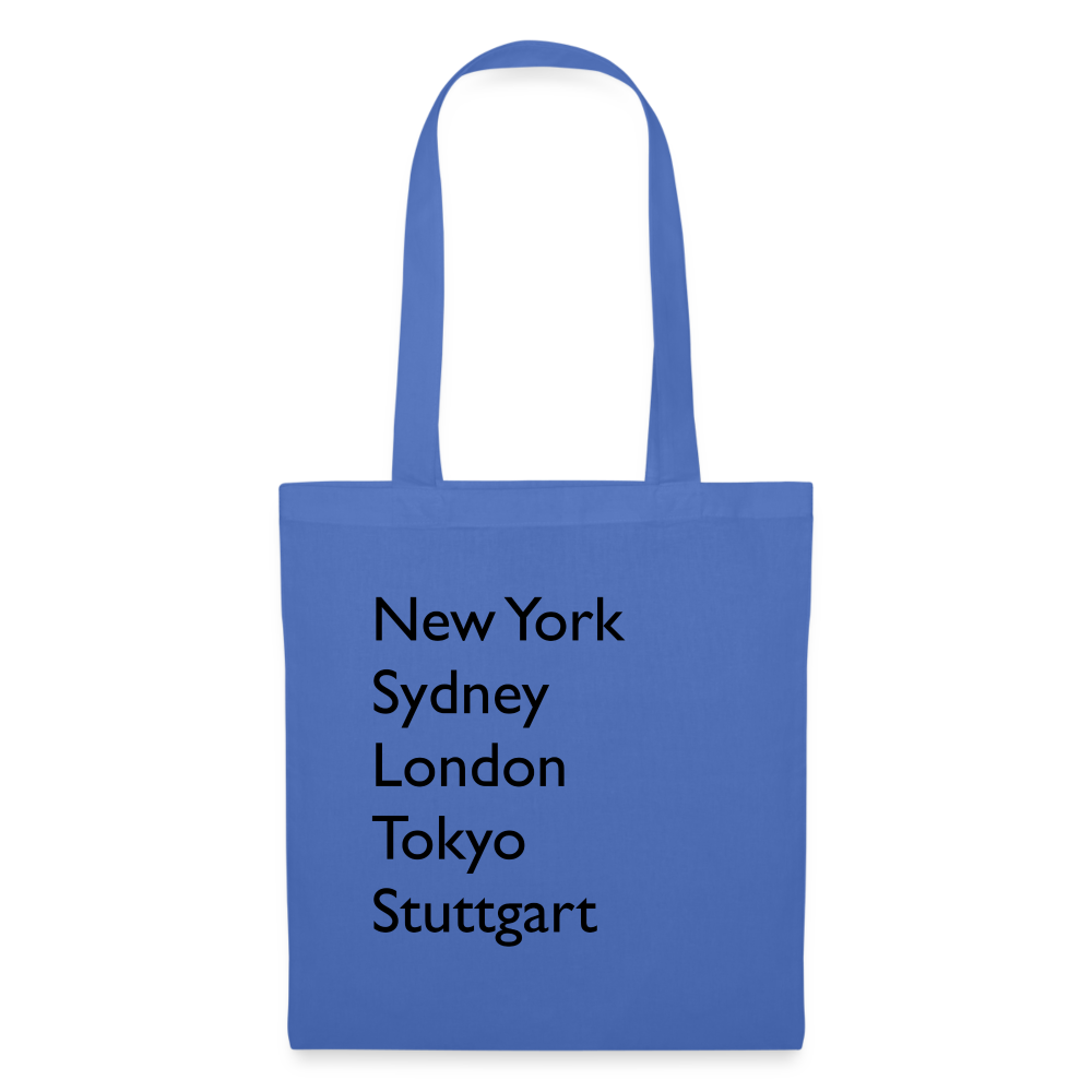 Tote Bag Stuttgart "Metropolen" - Hellblau