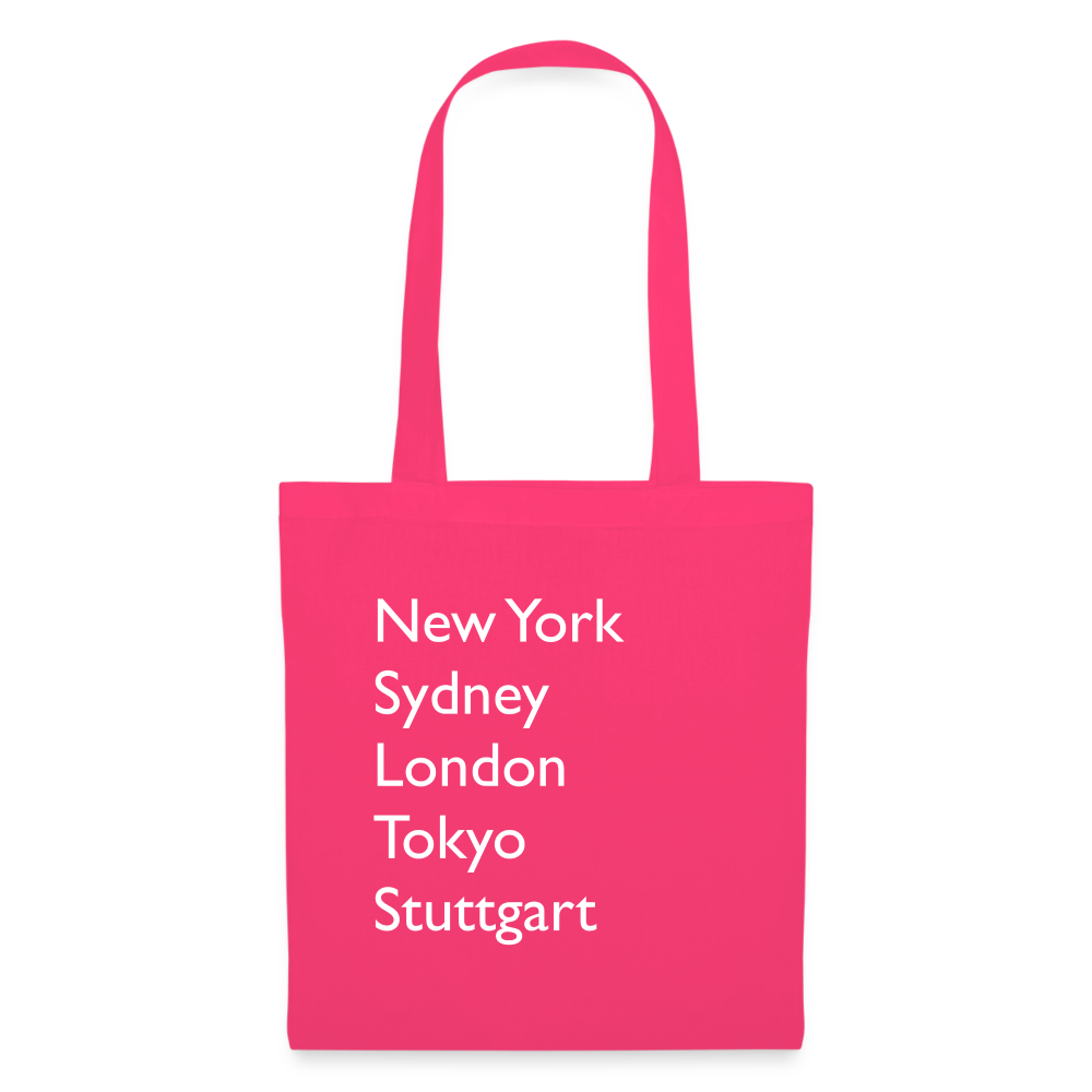 Tote Bag Stuttgart "Metropolen" - Azalea