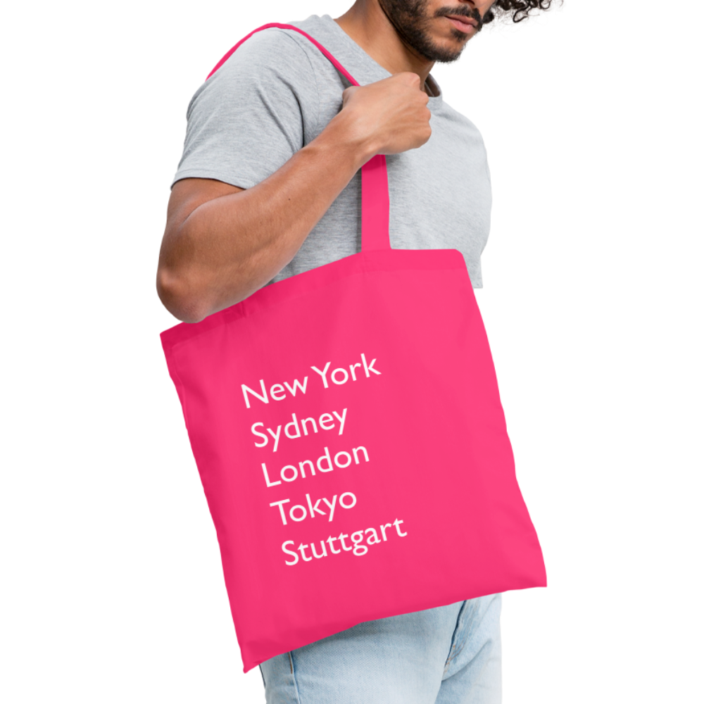 Tote Bag Stuttgart "Metropolen" - Azalea