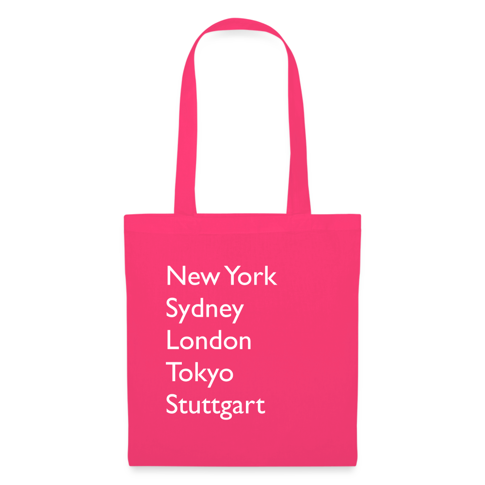 Tote Bag Stuttgart "Metropolen" - Azalea