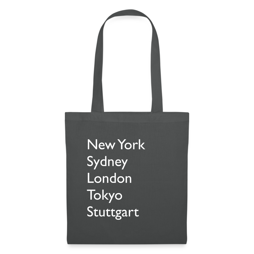 Tote Bag Stuttgart "Metropolen" - Graphite