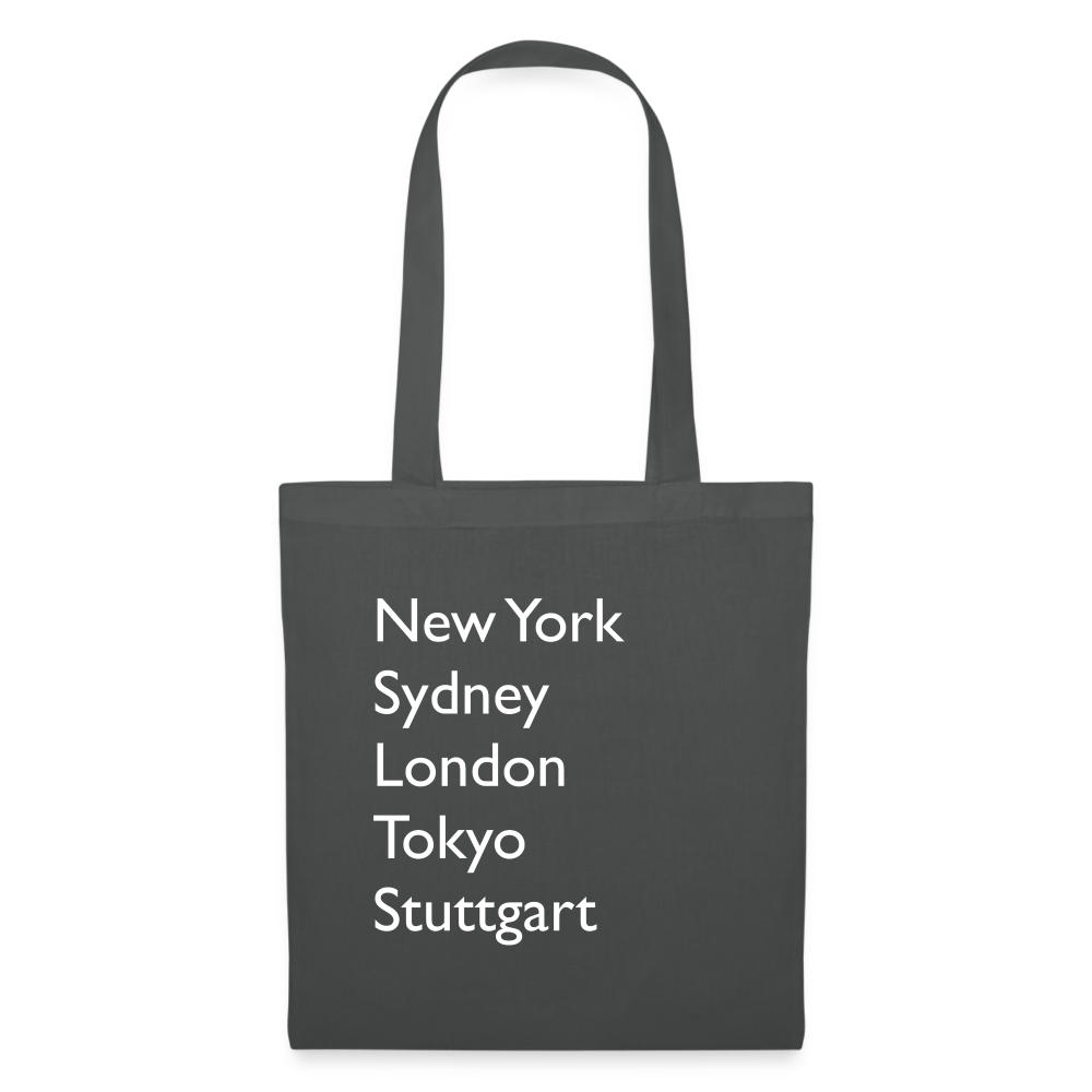 Tote Bag Stuttgart "Metropolen" - Graphite