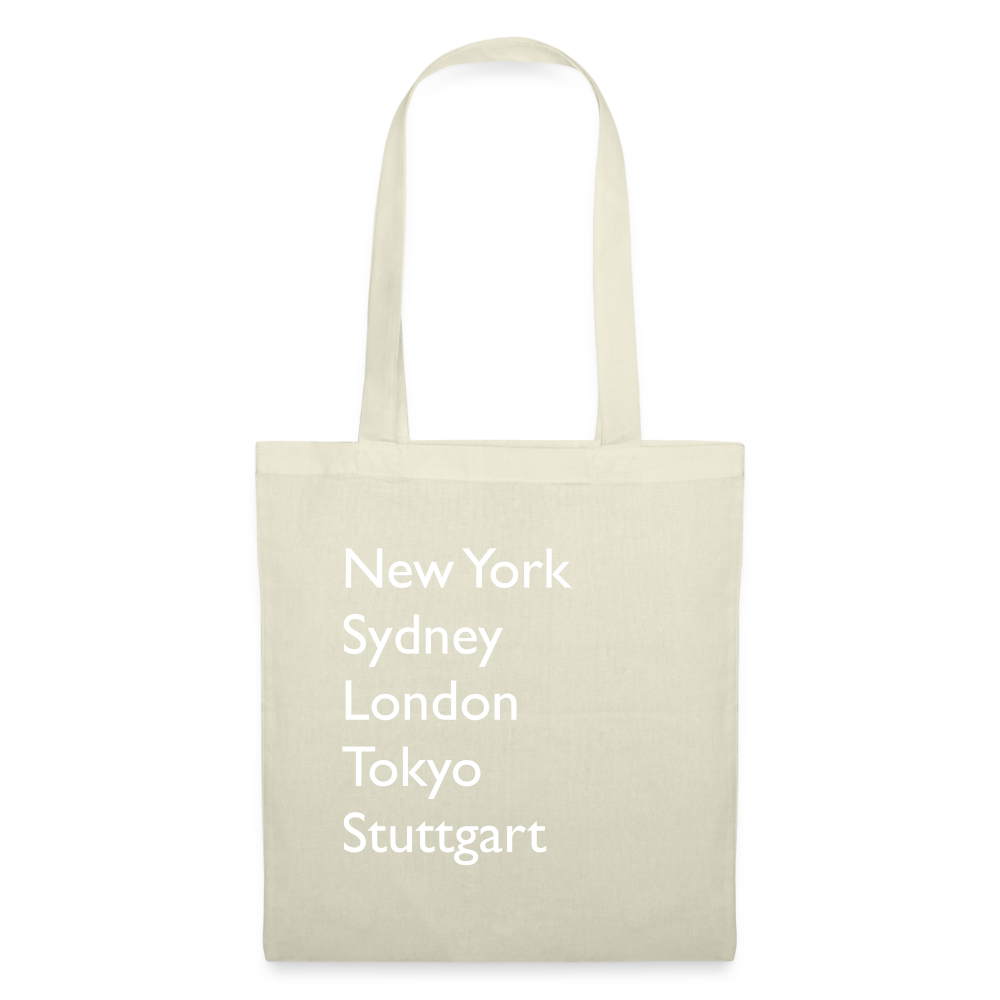 Tote Bag Stuttgart "Metropolen" - Natur