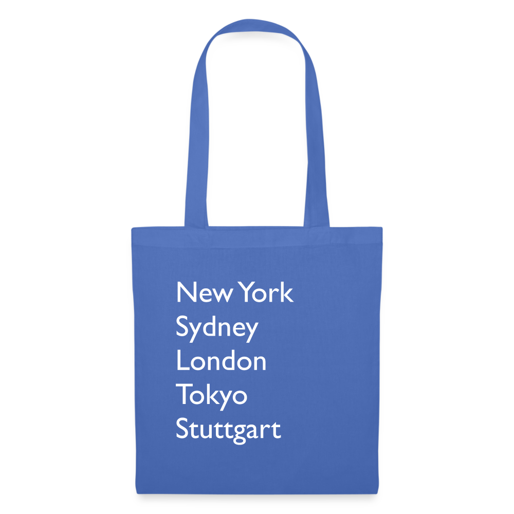 Tote Bag Stuttgart "Metropolen" - Hellblau