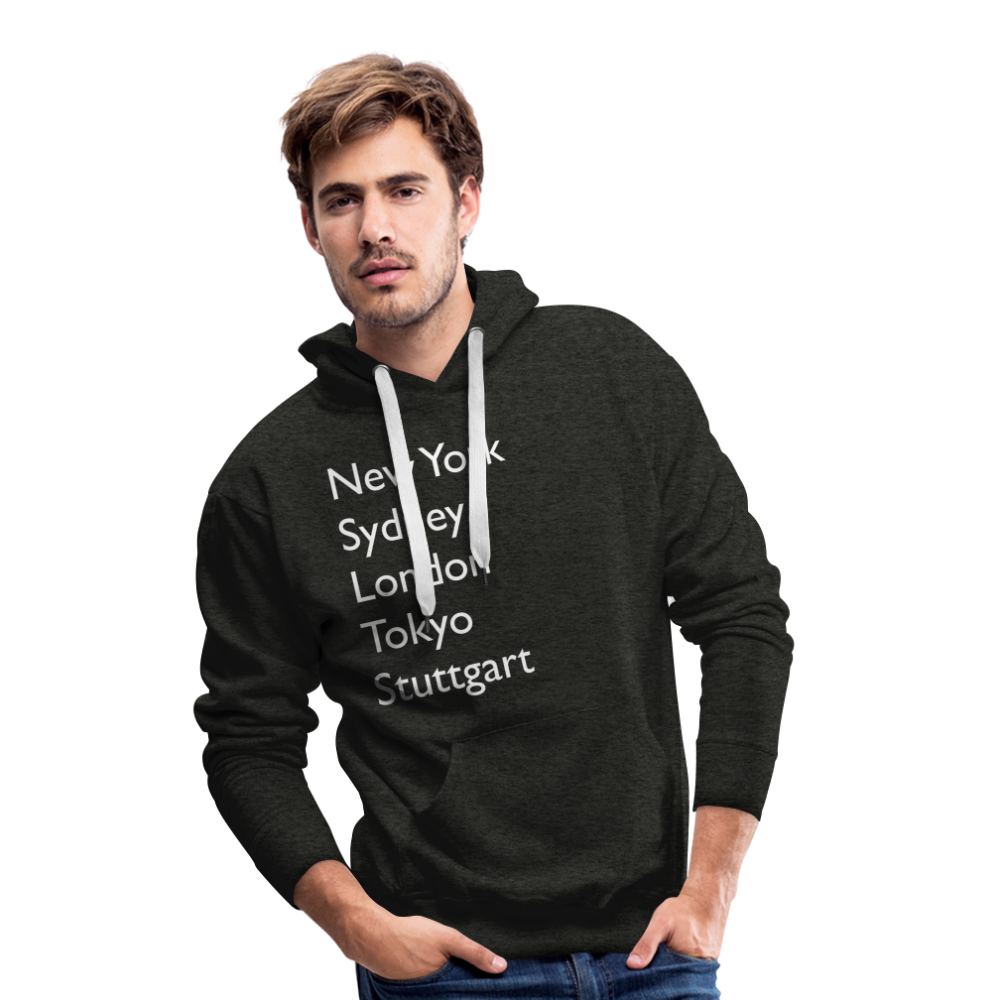 Hoodie Stuttgart "Metropolen Big" Bright Edition - Anthrazit