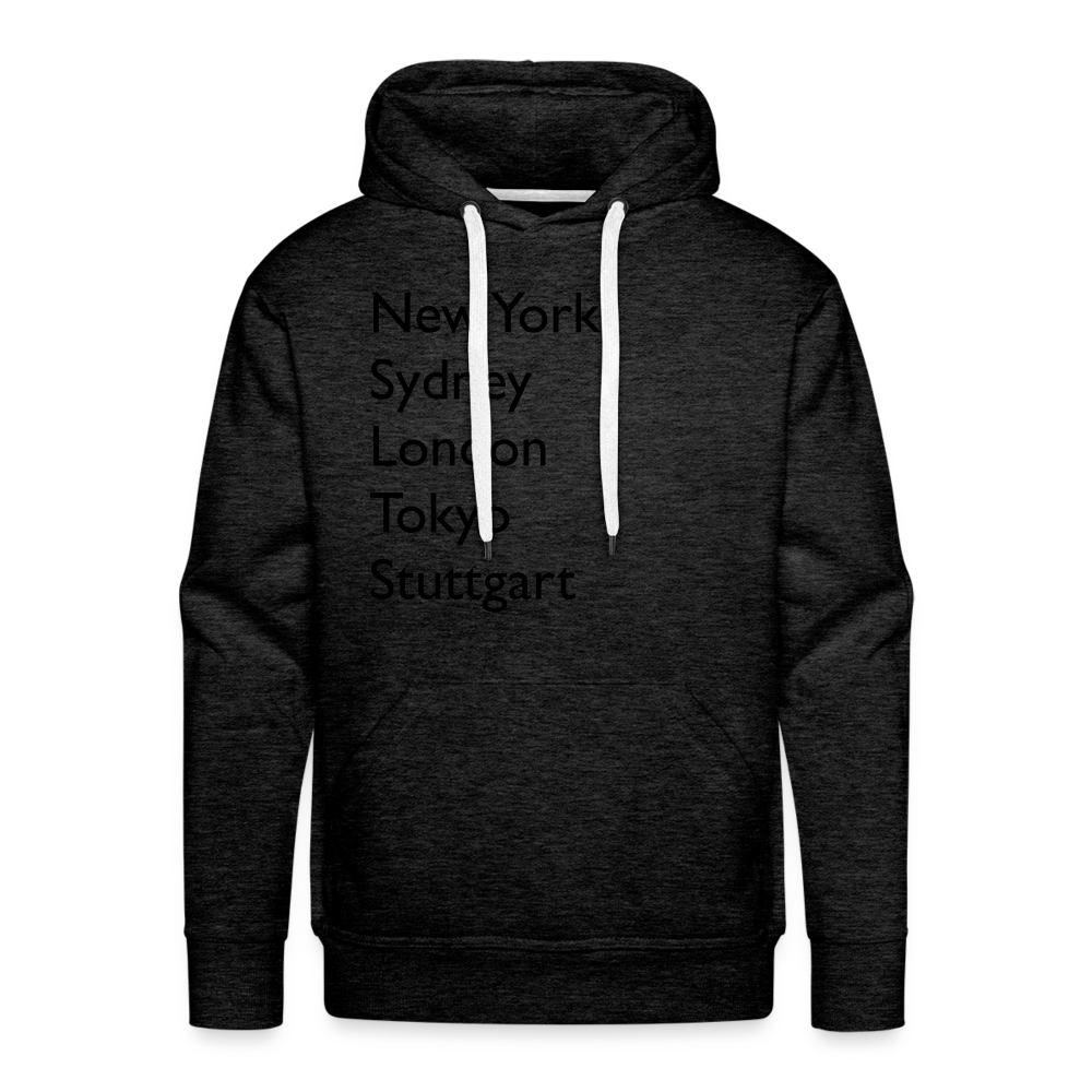 Hoodie Stuttgart "Metropolen Big" Dark Edition - Anthrazit