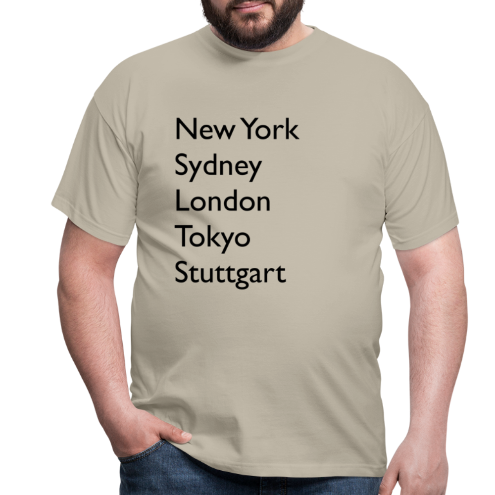 T-Shirt Stuttgart "Metropolen Big" - Sandbeige