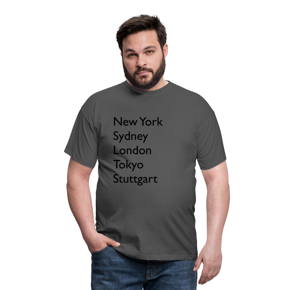 T-Shirt Stuttgart "Metropolen Big" - Anthrazit
