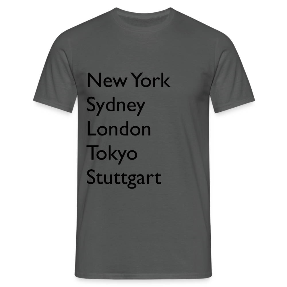 T-Shirt Stuttgart "Metropolen Big" - Anthrazit