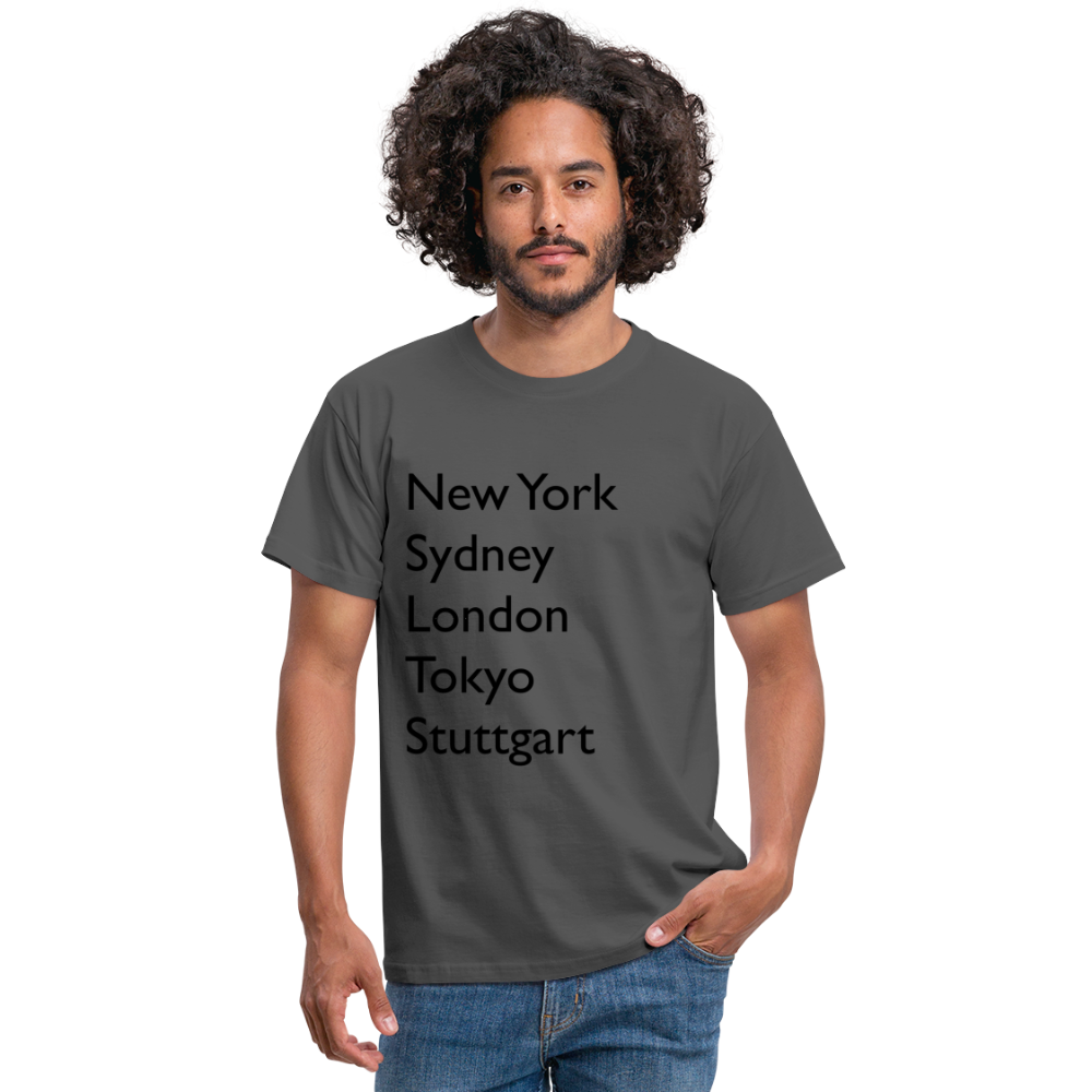 T-Shirt Stuttgart "Metropolen Big" - Anthrazit