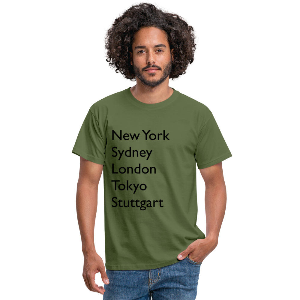 T-Shirt Stuttgart "Metropolen Big" - Militärgrün
