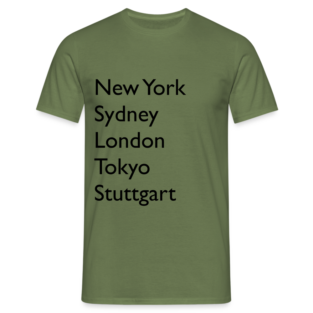 T-Shirt Stuttgart "Metropolen Big" - Militärgrün
