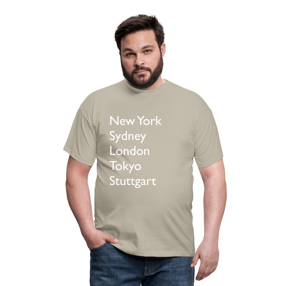 T-Shirt Stuttgart "Metropolen Big" Bright Edition - Sandbeige