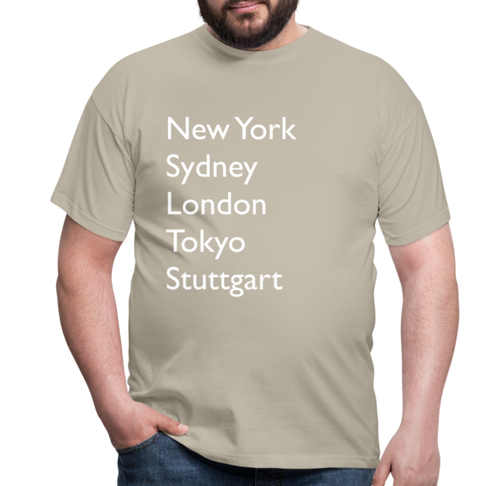 T-Shirt Stuttgart "Metropolen Big" Bright Edition - Sandbeige
