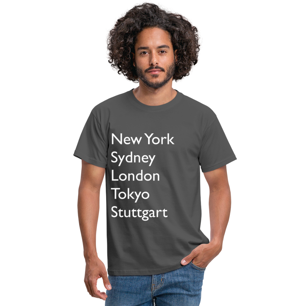 T-Shirt Stuttgart "Metropolen Big" Bright Edition - Anthrazit