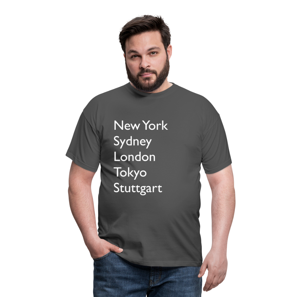 T-Shirt Stuttgart "Metropolen Big" Bright Edition - Anthrazit