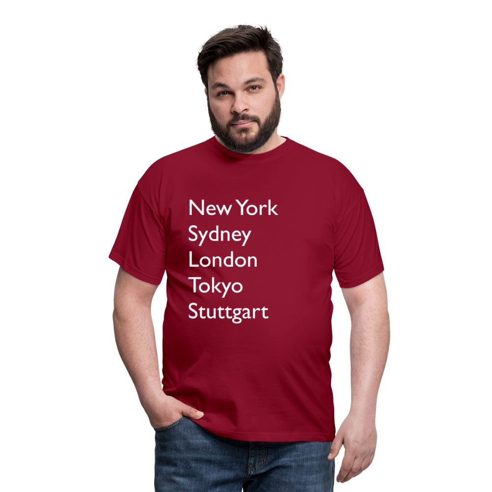 T-Shirt Stuttgart "Metropolen Big" Bright Edition - Ziegelrot
