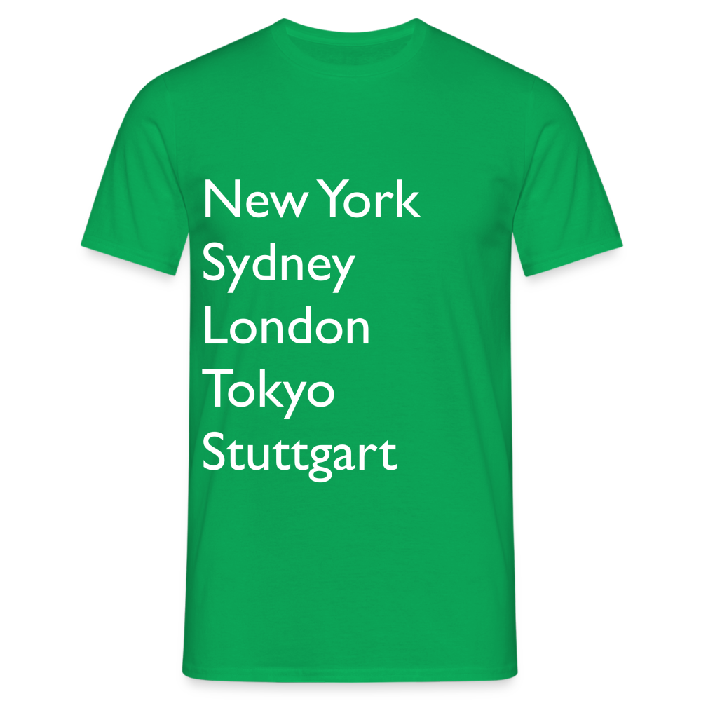 T-Shirt Stuttgart "Metropolen Big" Bright Edition - Kelly Green