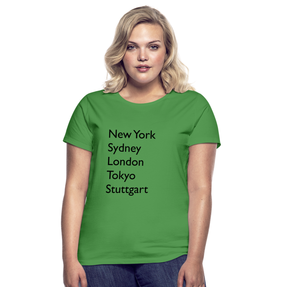 T-Shirt Ladies Stuttgart "Metropolen Big" - Kelly Green