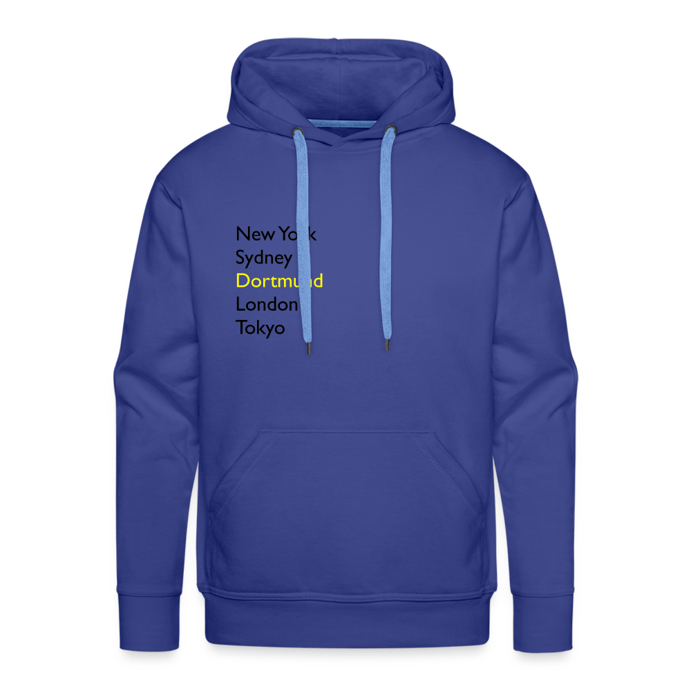 Hoodie Dortmund "Metropolen" Dark Edition - Königsblau