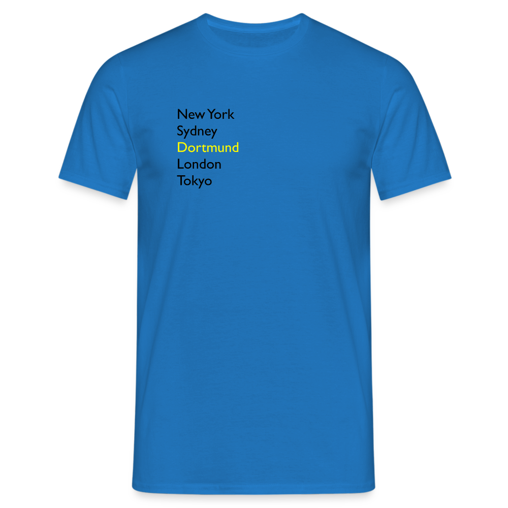 T-Shirt Dortmund "Metropolen" - Royalblau