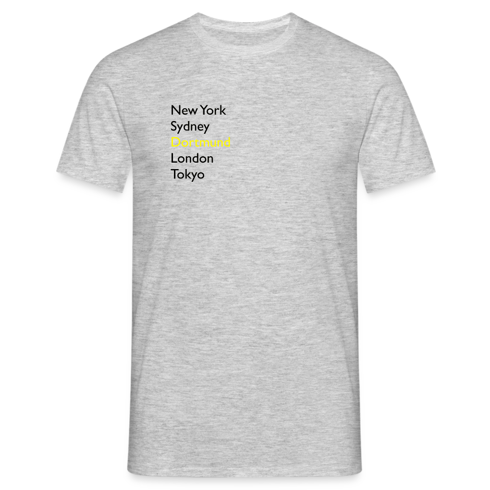 T-Shirt Dortmund "Metropolen" - Grau meliert