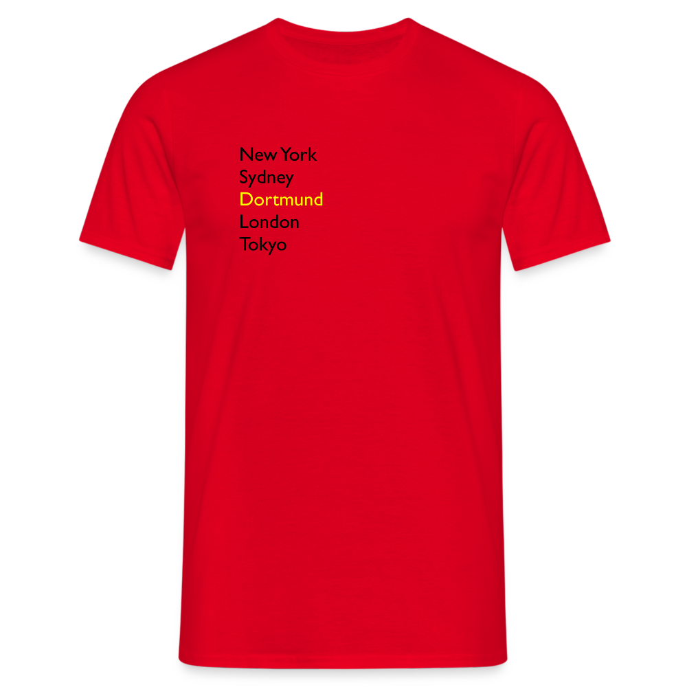 T-Shirt Dortmund "Metropolen" - Rot