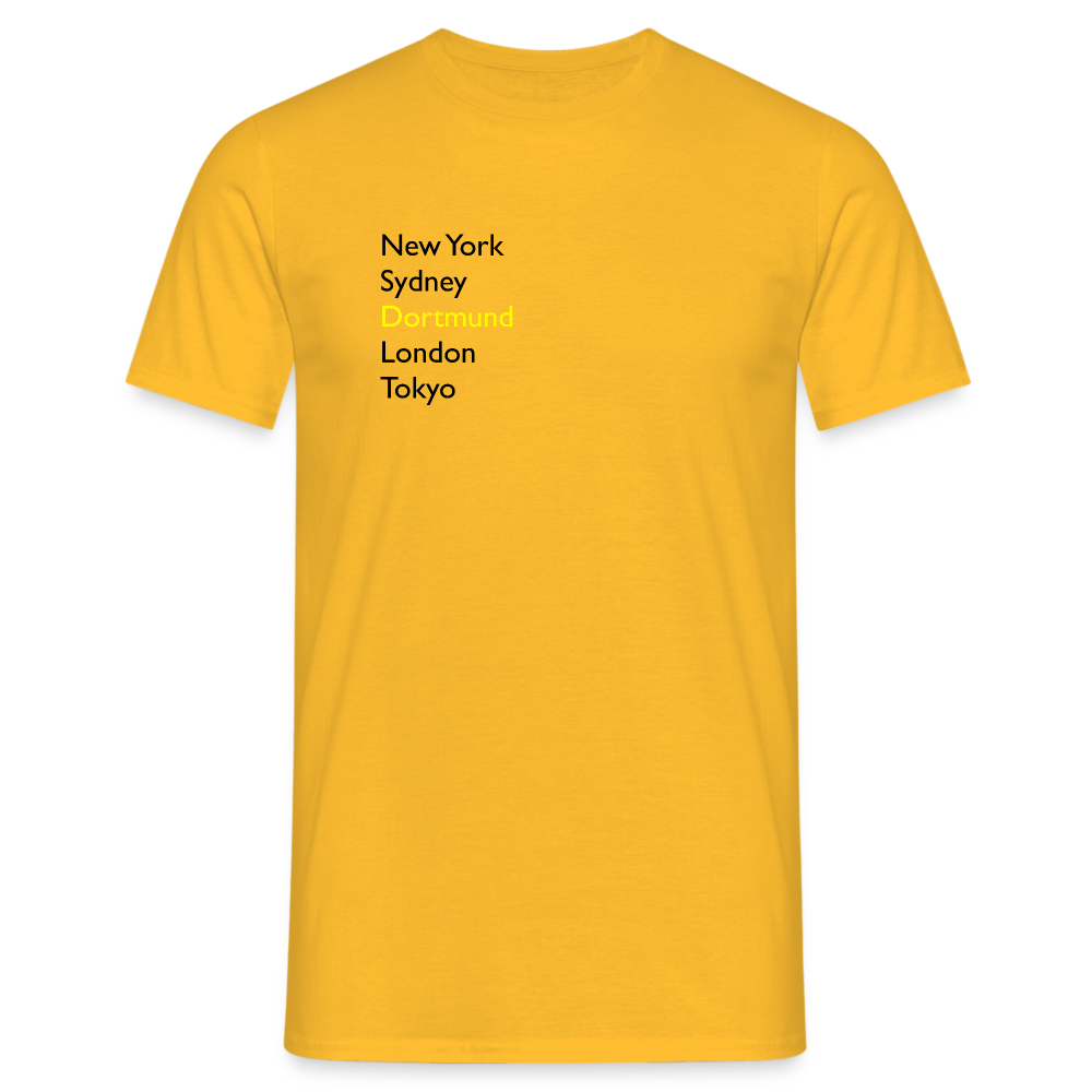 T-Shirt Dortmund "Metropolen" - Gelb