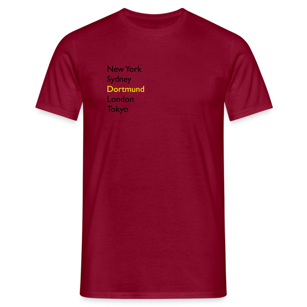 T-Shirt Dortmund "Metropolen" - Ziegelrot