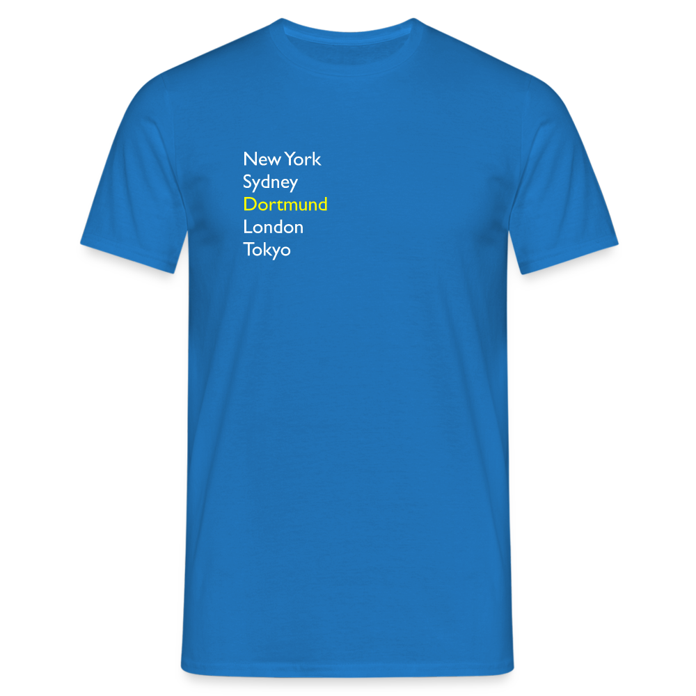 T-Shirt Dortmund "Metropolen" Bright Edition - Royalblau