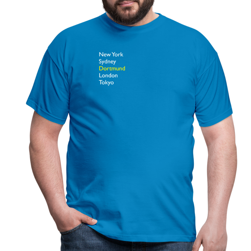 T-Shirt Dortmund "Metropolen" Bright Edition - Royalblau