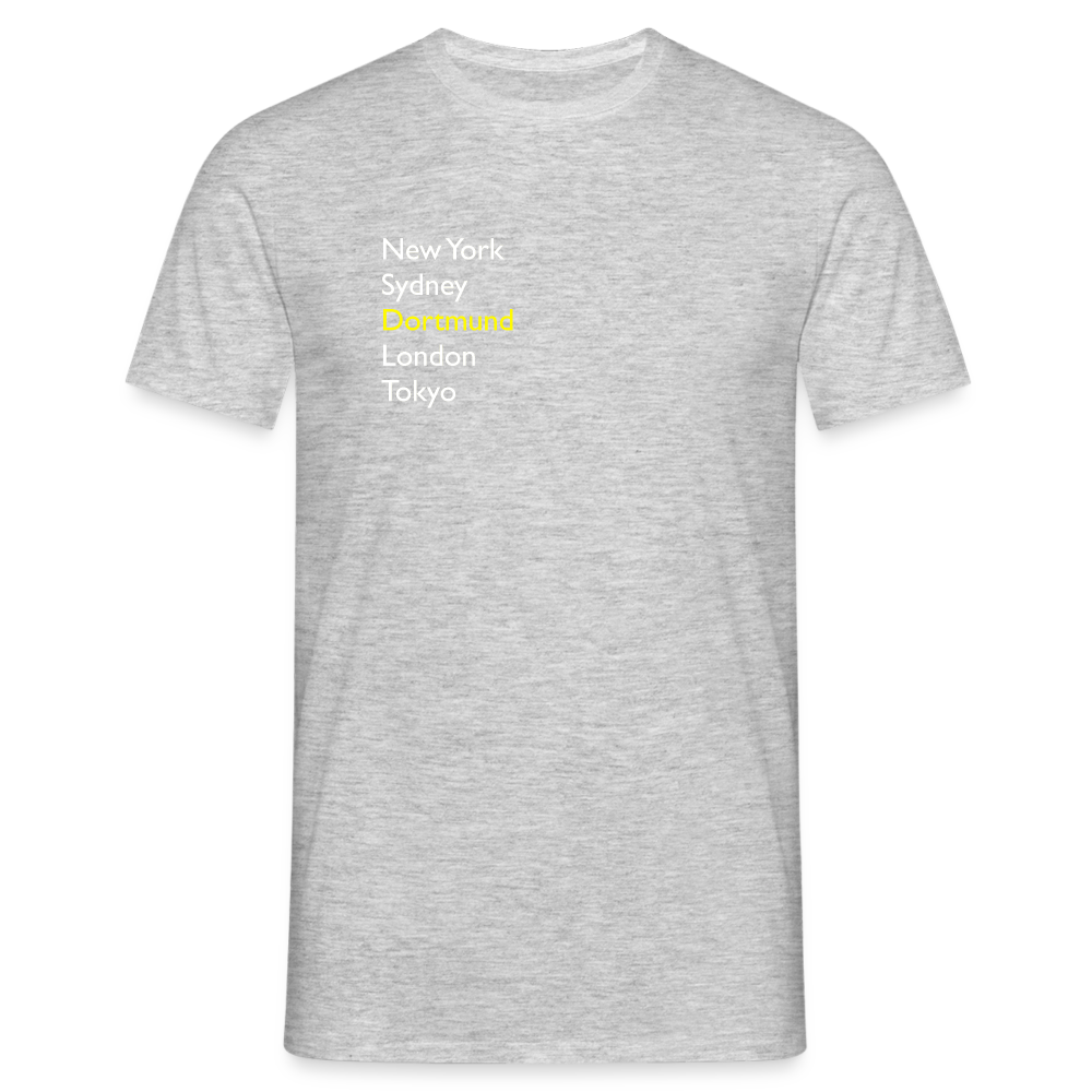 T-Shirt Dortmund "Metropolen" Bright Edition - Grau meliert