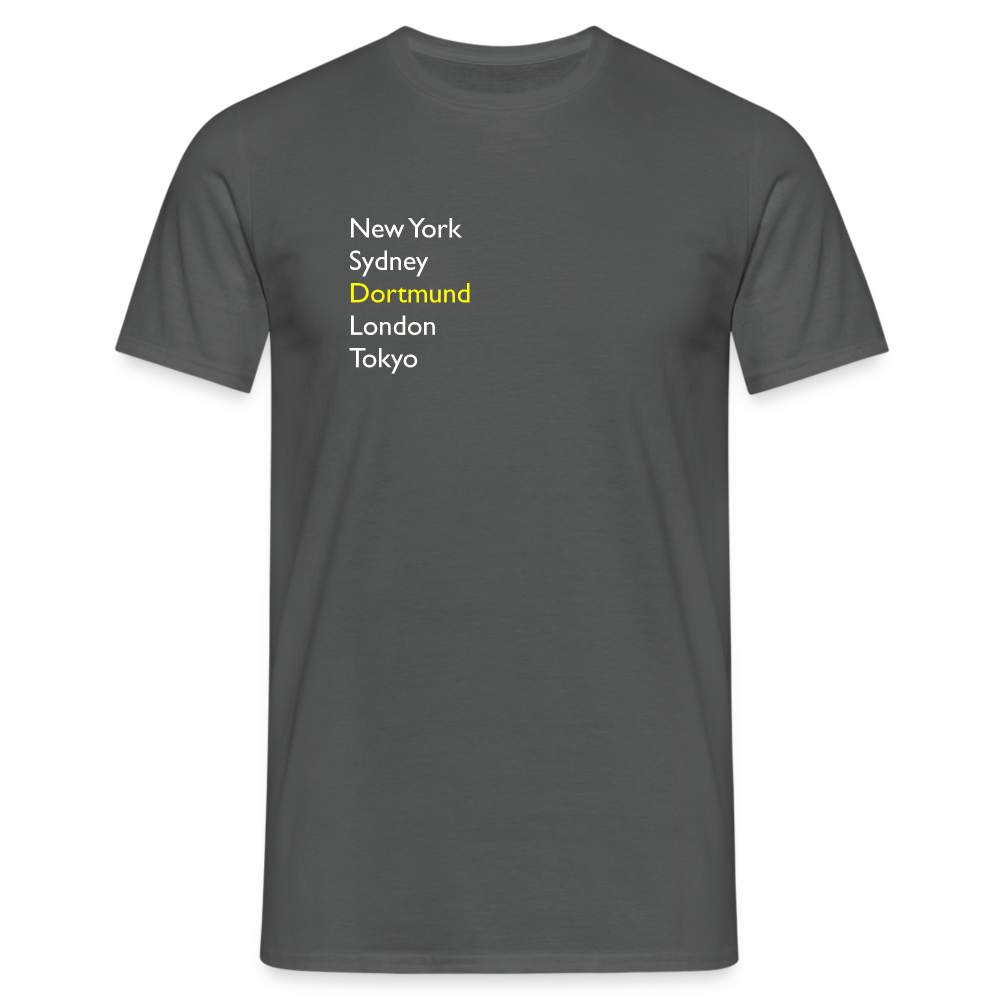 T-Shirt Dortmund "Metropolen" Bright Edition - Anthrazit