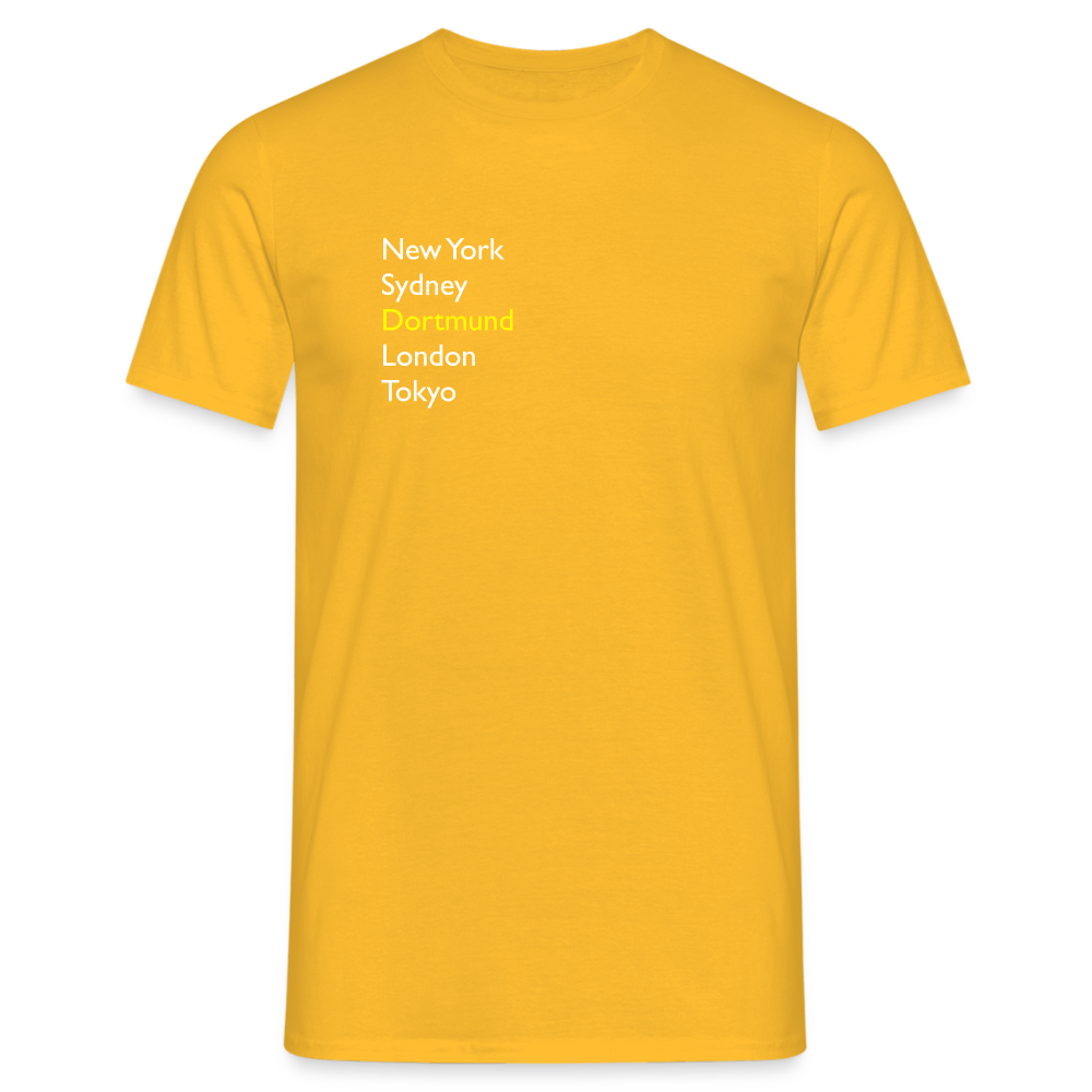 T-Shirt Dortmund "Metropolen" Bright Edition - Gelb