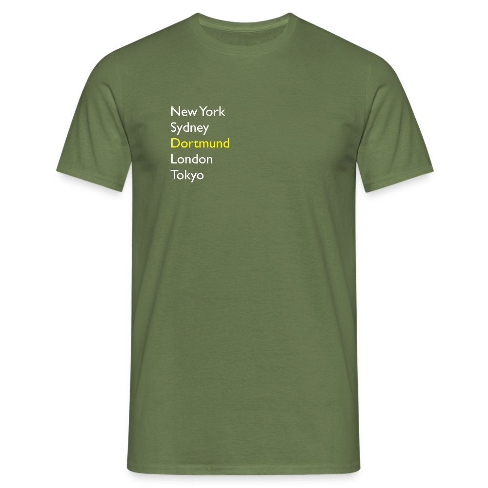T-Shirt Dortmund "Metropolen" Bright Edition - Militärgrün