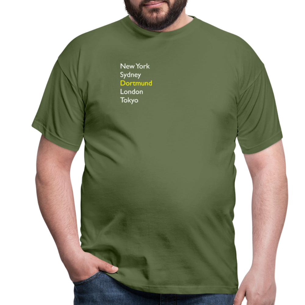 T-Shirt Dortmund "Metropolen" Bright Edition - Militärgrün