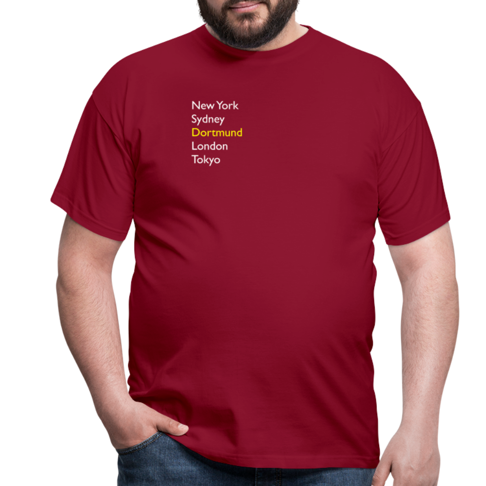 T-Shirt Dortmund "Metropolen" Bright Edition - Ziegelrot