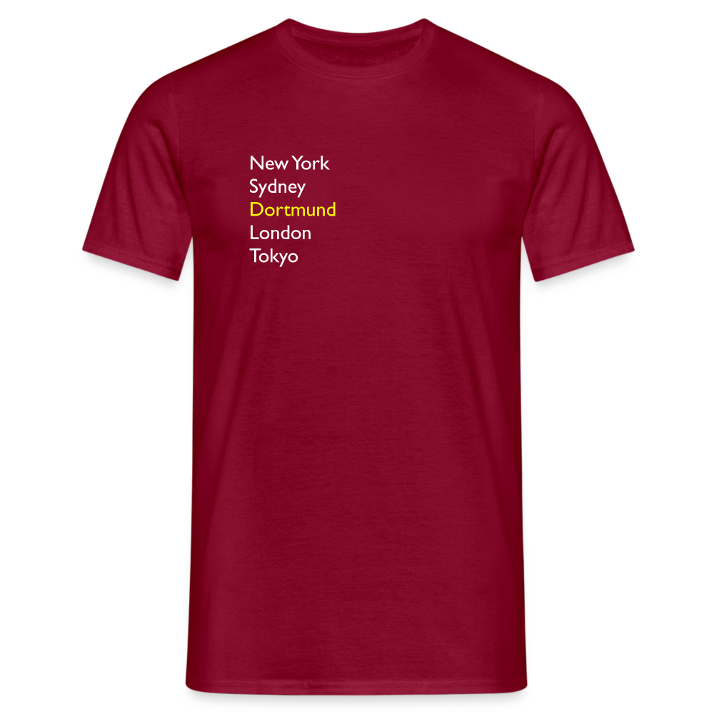 T-Shirt Dortmund "Metropolen" Bright Edition - Ziegelrot