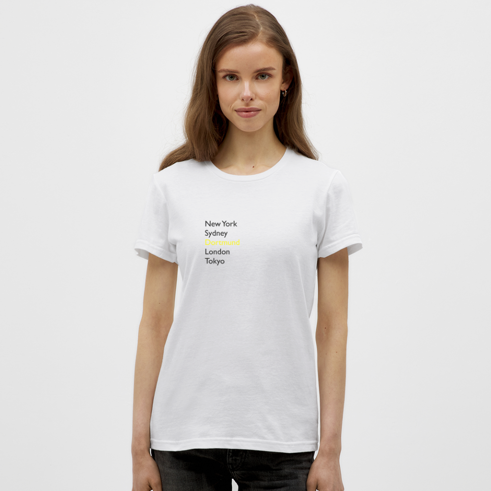 T-Shirt Ladies Dortmund "Metropolen" - Weiß