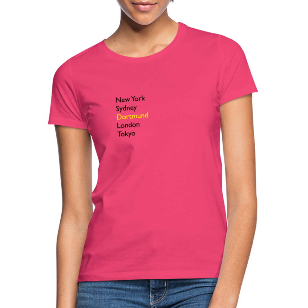 T-Shirt Ladies Dortmund "Metropolen" - Azalea