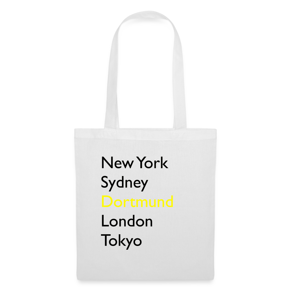 Tote Bag Dortmund "Metropolen" - Weiß