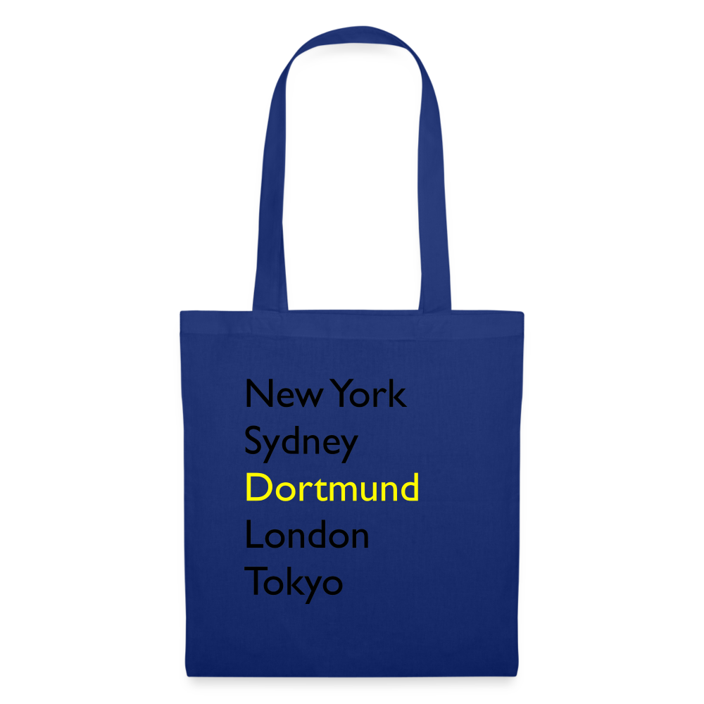 Tote Bag Dortmund "Metropolen" - Royalblau