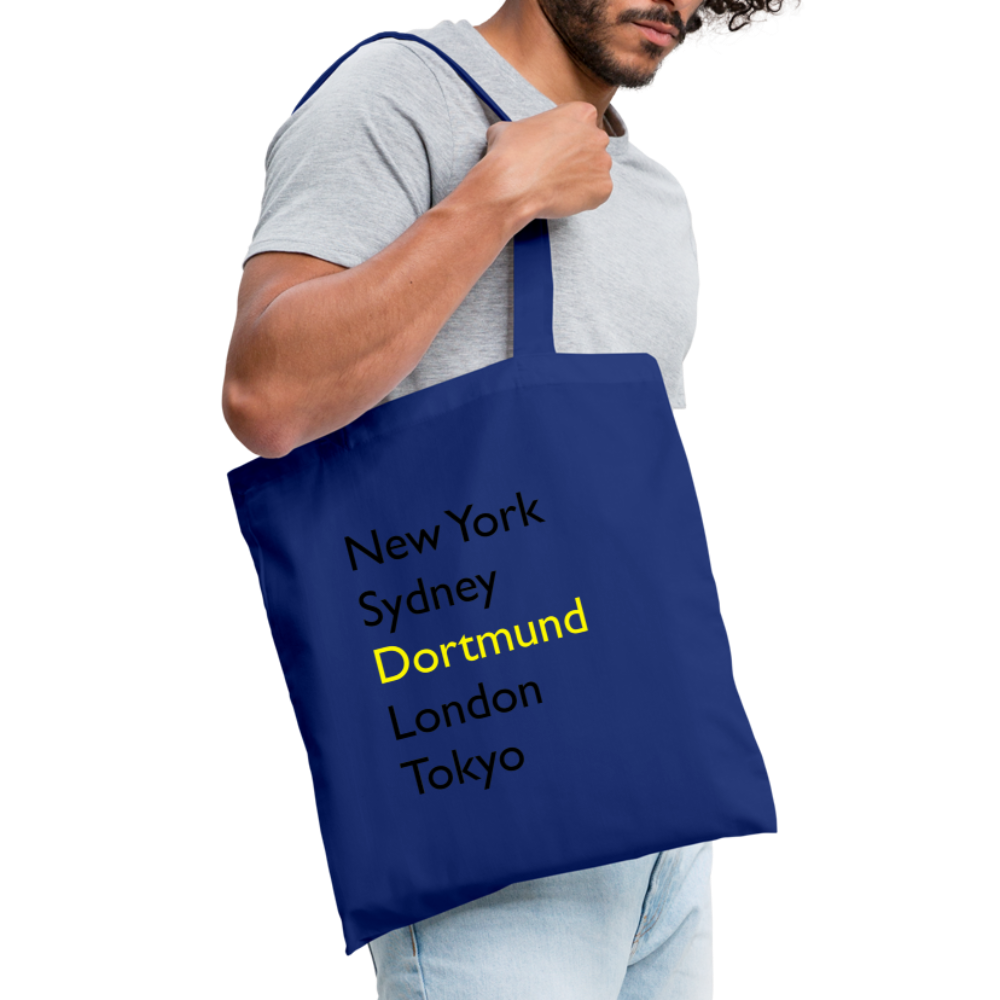 Tote Bag Dortmund "Metropolen" - Royalblau