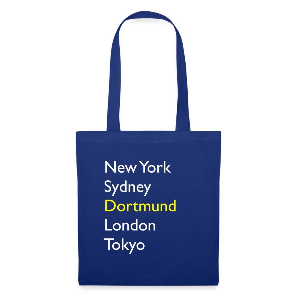 Tote Bag Dortmund "Metropolen" - Royalblau
