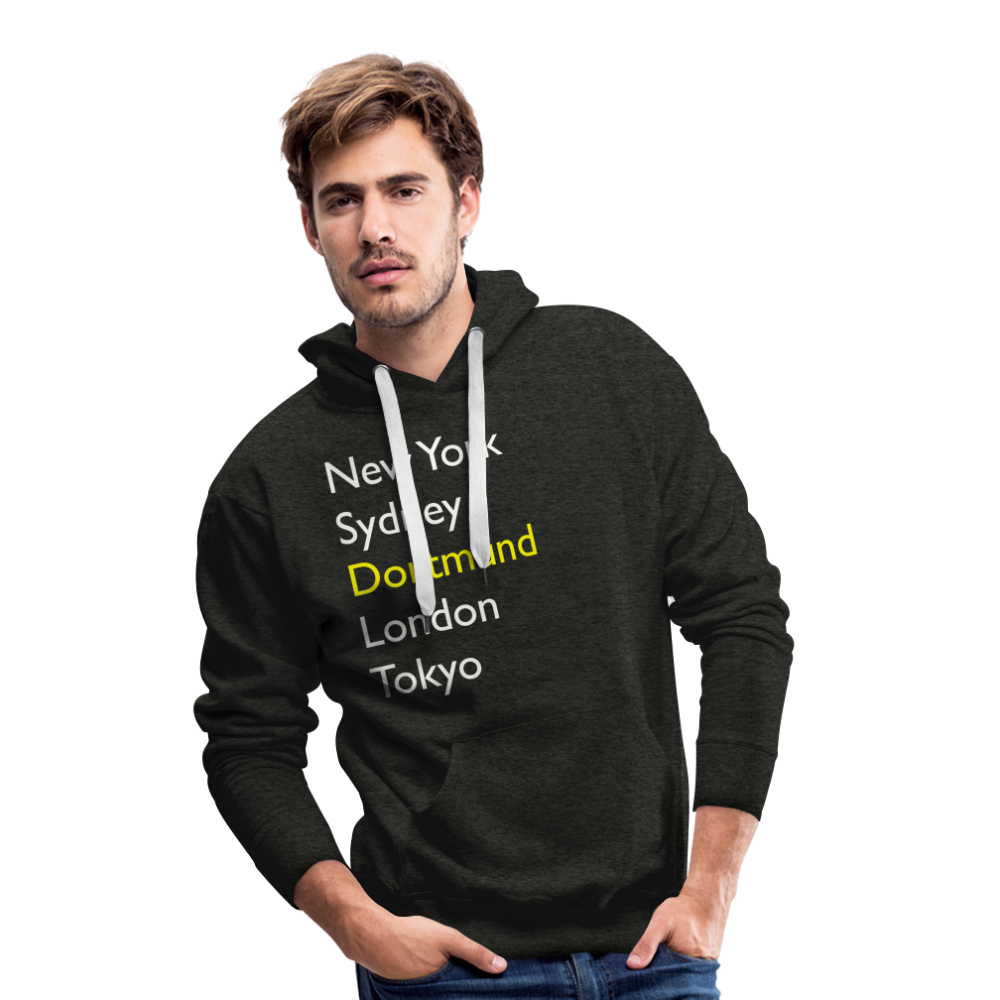 Hoodie Dortmund "Metropolen Big" Bright Edition - Anthrazit