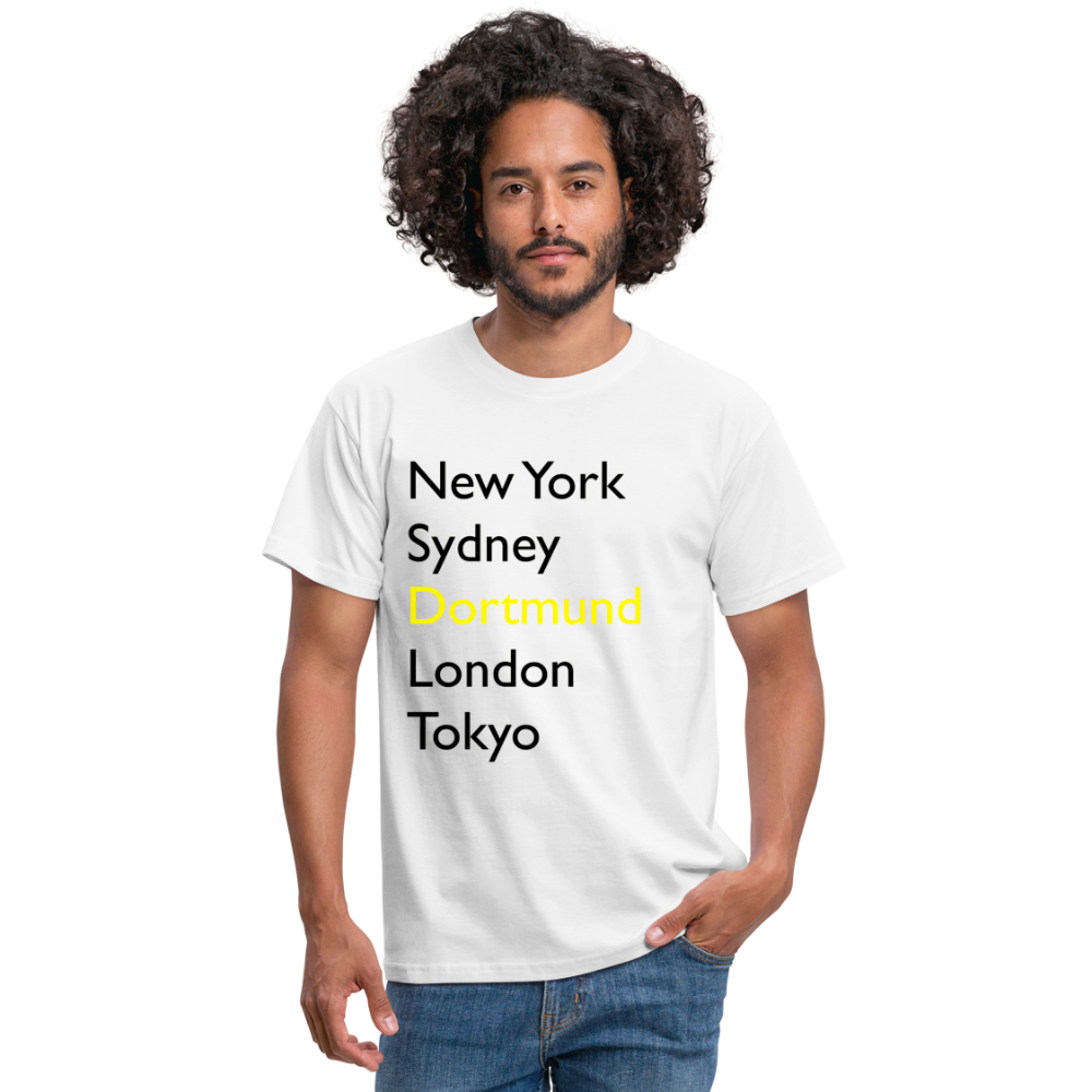 T-Shirt Dortmund "Metropolen Big" - Weiß