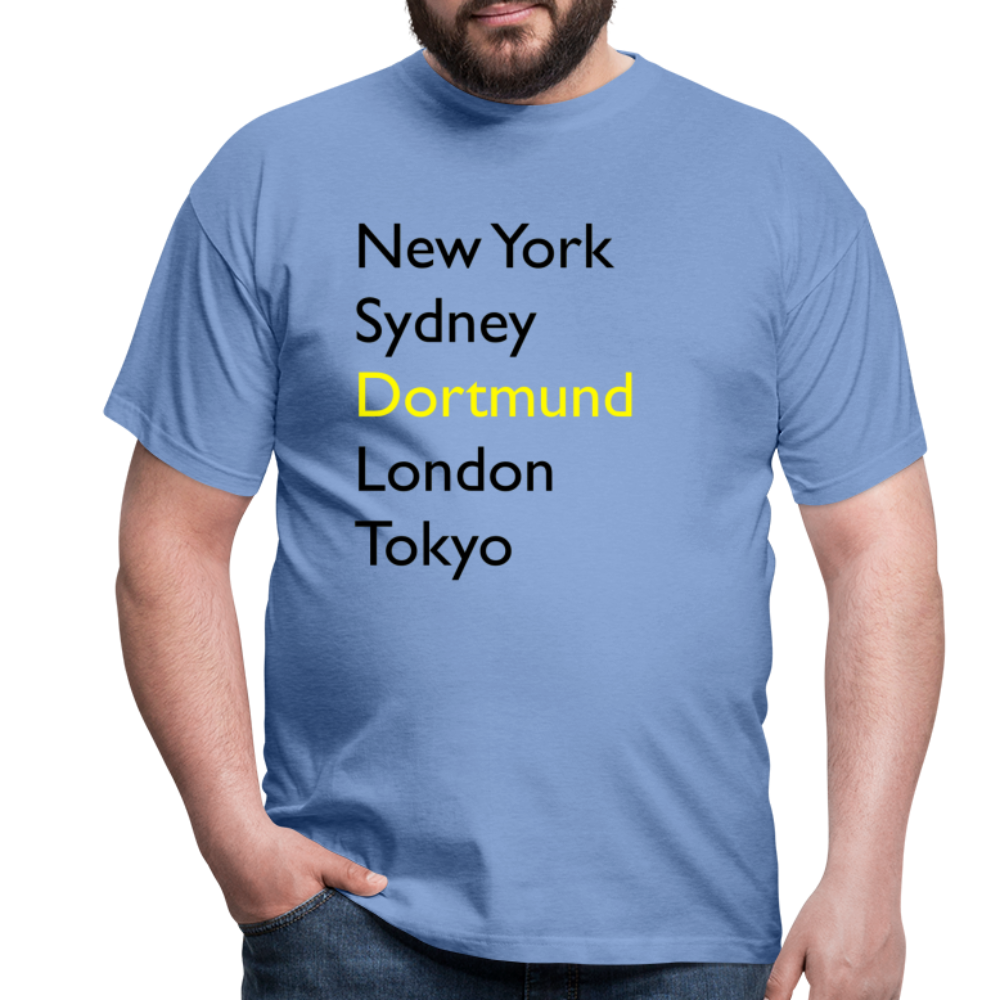 T-Shirt Dortmund "Metropolen Big" - carolina blue